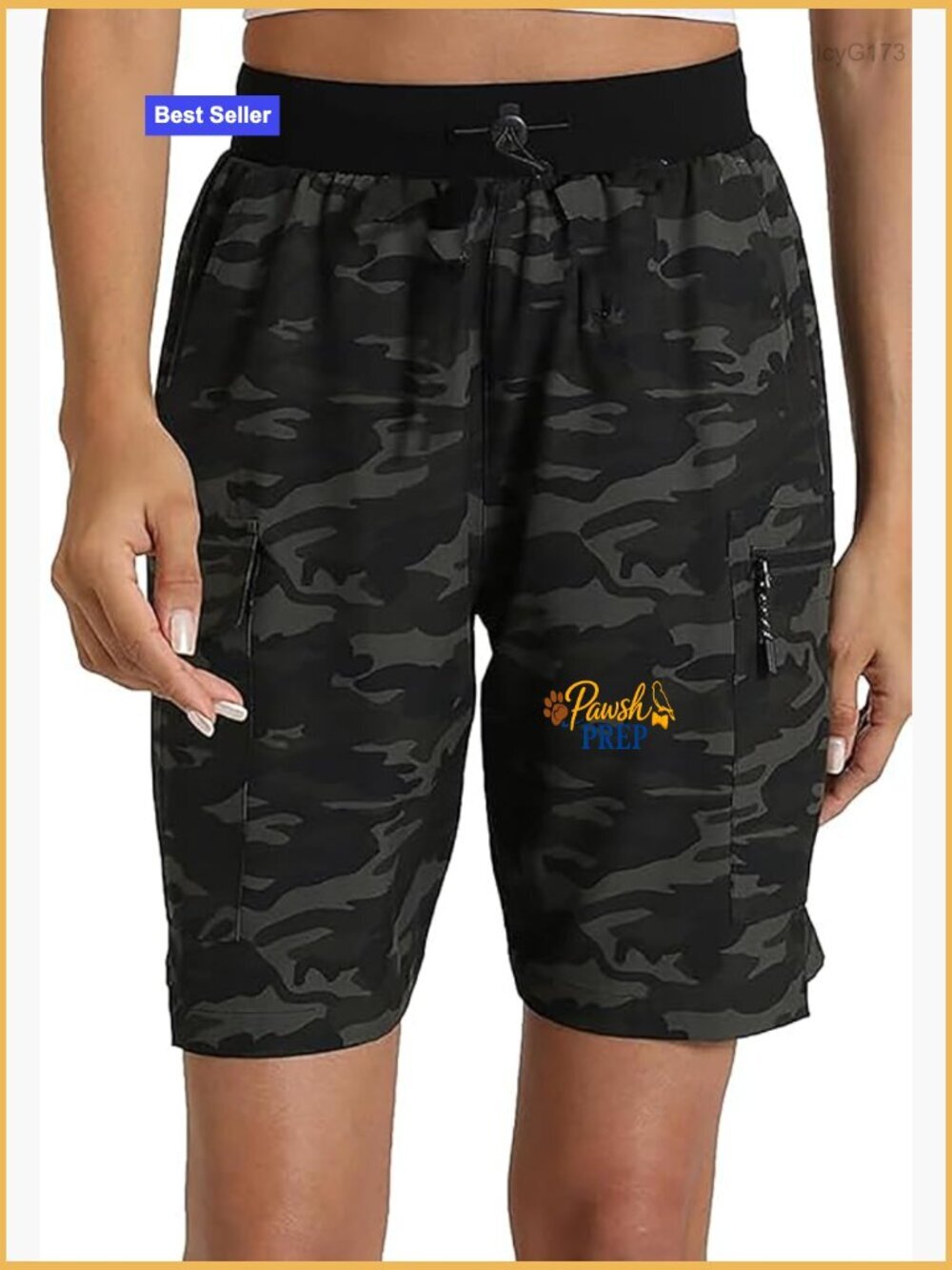 Women's Cargo Hiking Shorts with Pockets Quick Dry Athletic